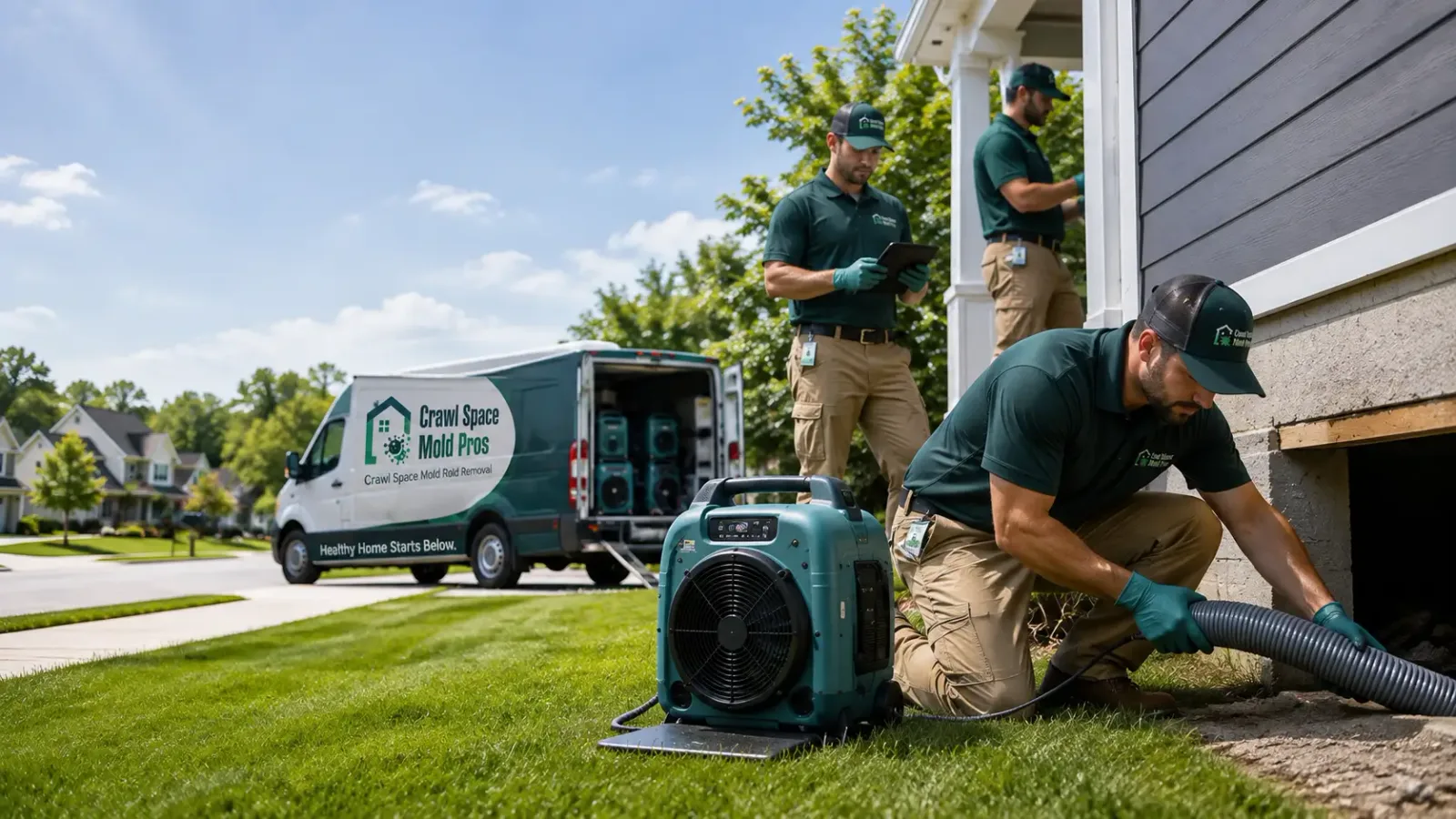 Crawl Space Mold Removal in Felton, CA